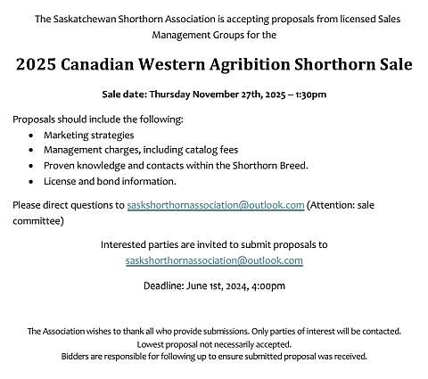 Posting for CWA sale manager
